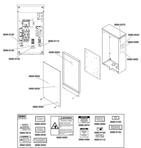 Decals Group - Ats Warning (Used After Serial No. 132027567 And Before Serial No. 133634350) Diagram and Parts List for 071054-02  Briggs and Stratton Generator